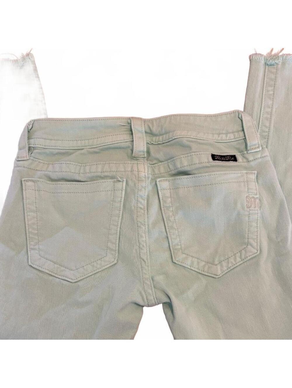 Miss Me Mint Green Distressed Ankle Skinny Jeans Women’s 25 Y2K